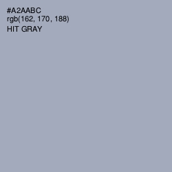 #A2AABC - Hit Gray Color Image